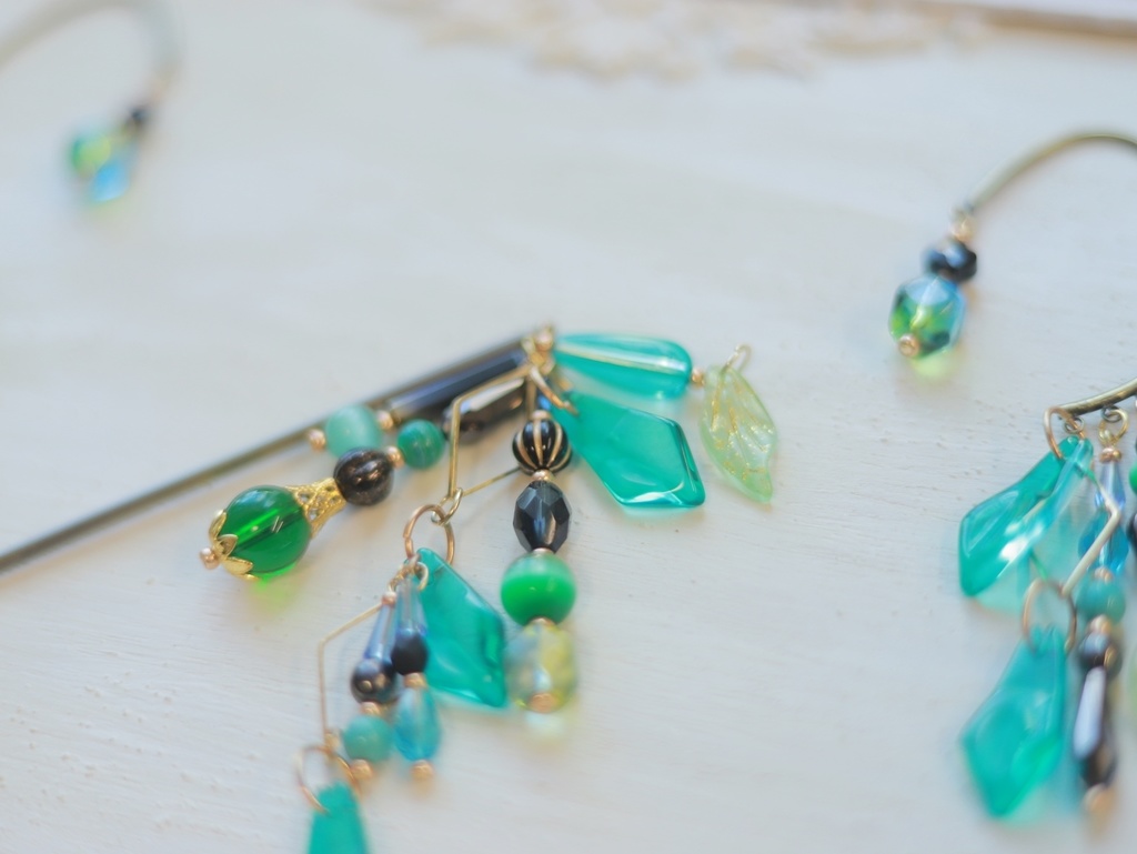 アルハイゼン・カーヴェ・イメージかんざし&イヤーフック