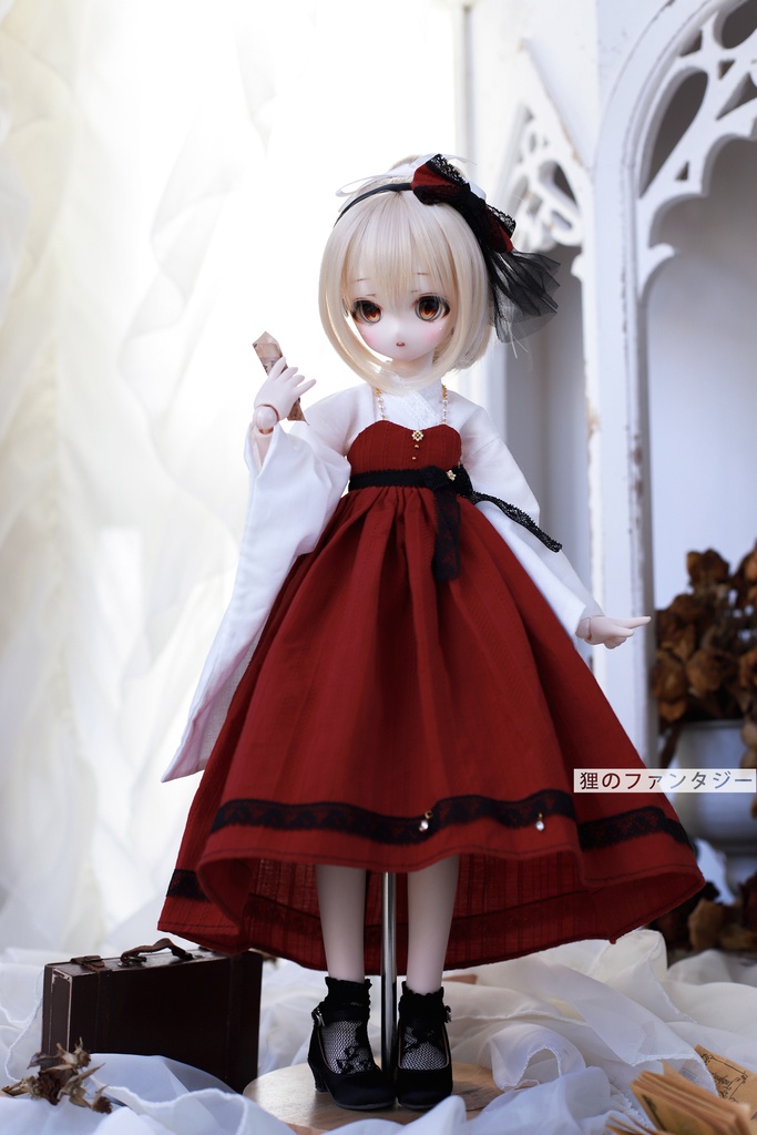 「即納」MDD S胸/MSD 咲夜.ながい .ワインレッド(1/4ドールサイズ)