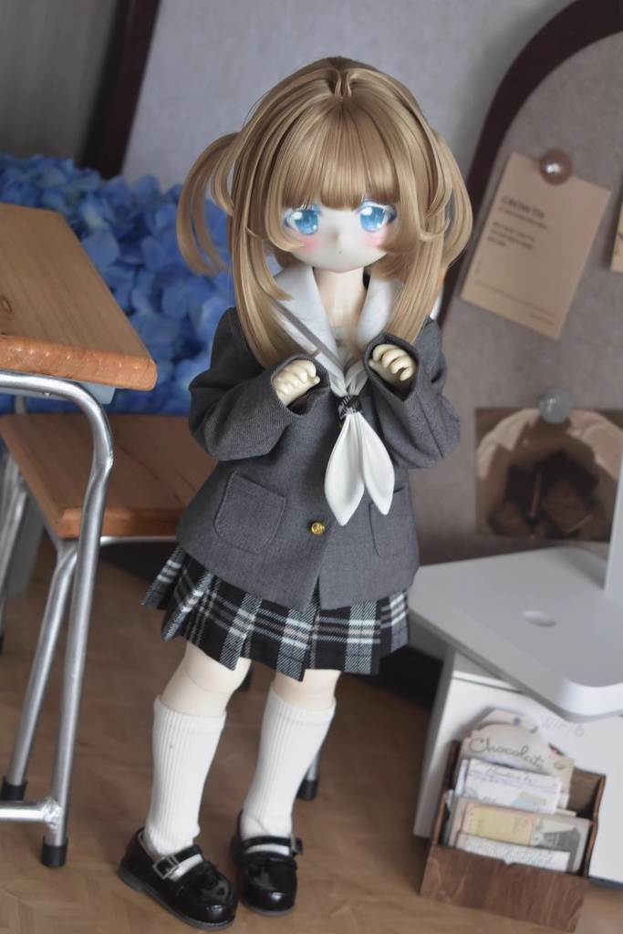 「即纳」猫学院セーラー服 (1/4ドール共通)