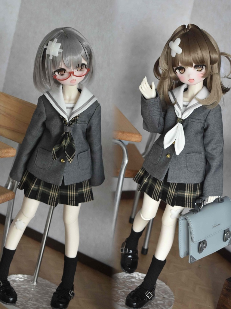 「即纳」猫学院セーラー服 (1/4ドール共通)