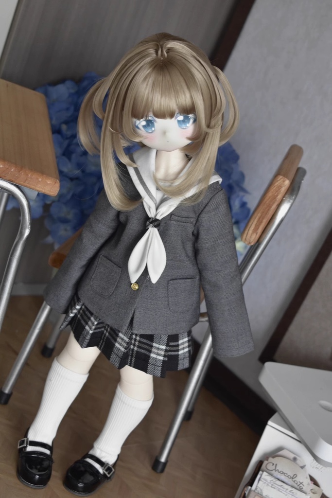 「即纳」猫学院セーラー服 (1/4ドール共通)