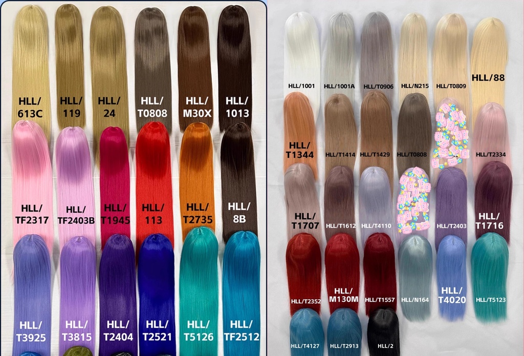 もこもこうさぎ 「7-8inch・8-9inchウィッグ」(カラーは50色以上)