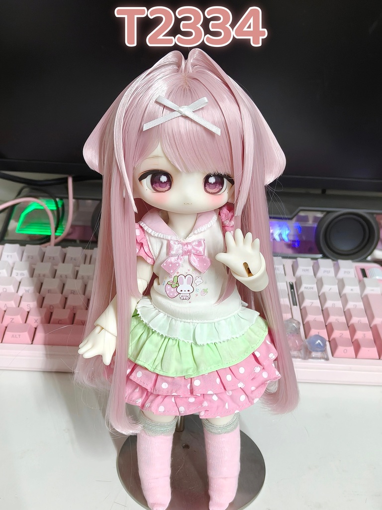 もこもこうさぎ 「7-8inch・8-9inchウィッグ」(カラーは50色以上)