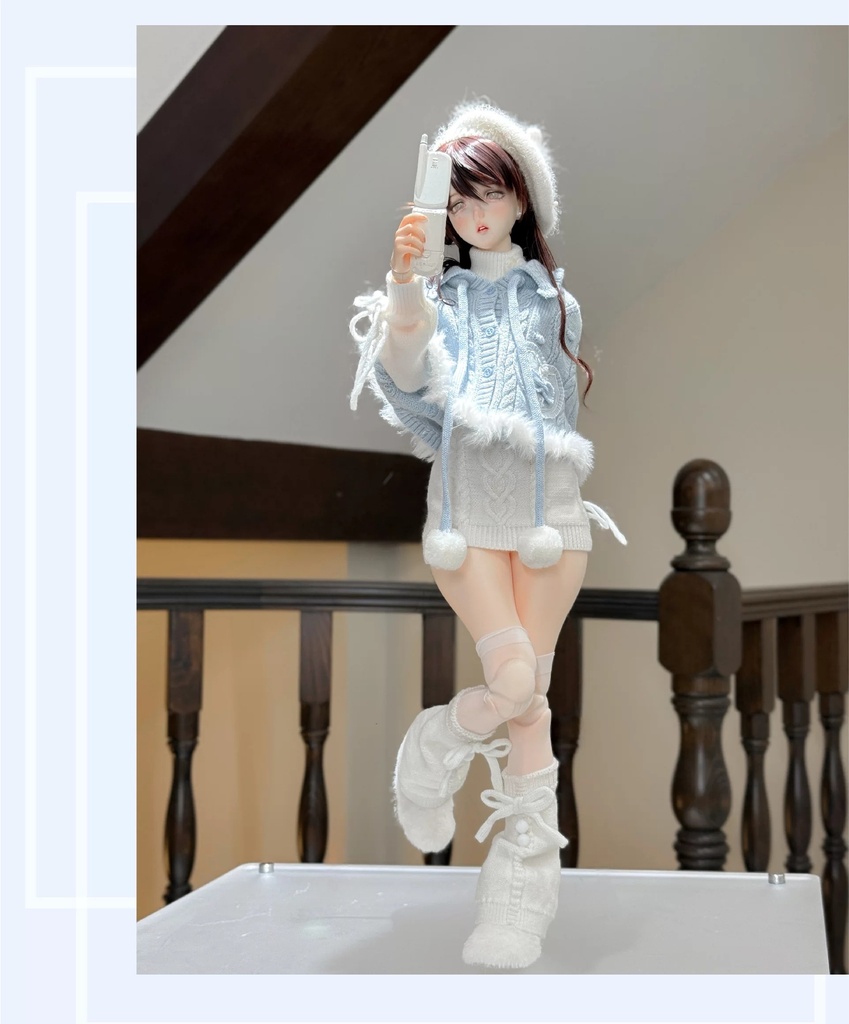 雪ふわり (MDD・SDM・MSD・AP・1/4ドール共通) 「受注」