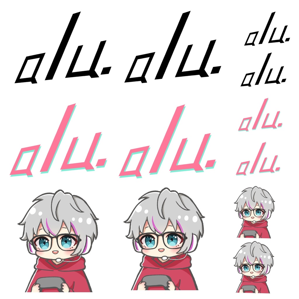 alu.の『ぺたぺたステッカー』