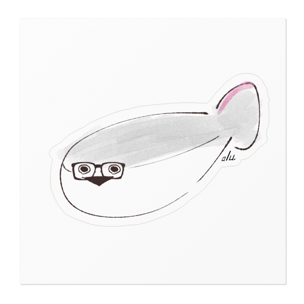 alu.の「あるばんステッカー」