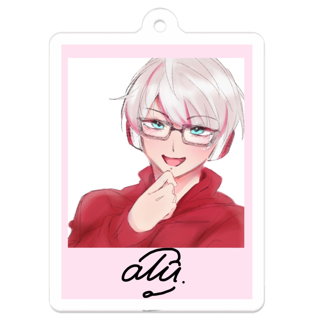 alu.の「パシャリちぇき風アクリルキーホルダー」