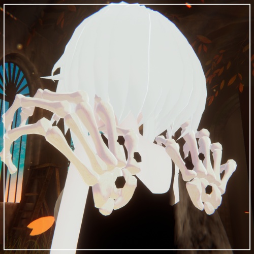 【VRChat】スカルハンドマント ~Skull Hand Cape~ (+おまけ付き)