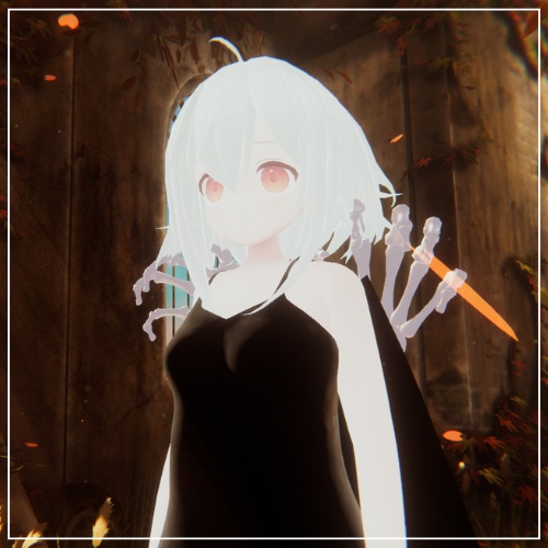 【VRChat】スカルハンドマント ~Skull Hand Cape~ (+おまけ付き)