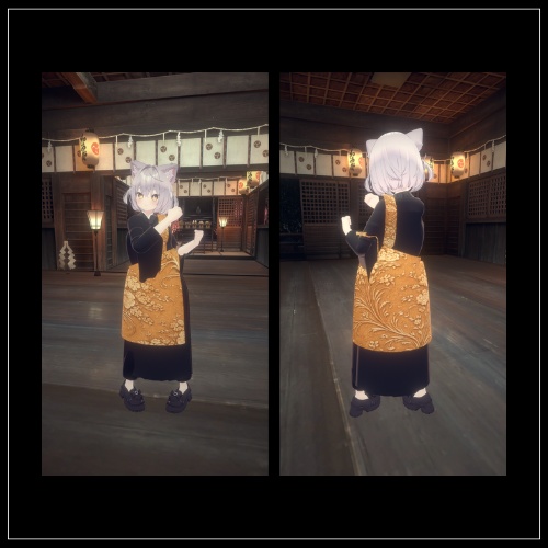 【VRChat】ショコラ対応 五条袈裟 (着物衣装)