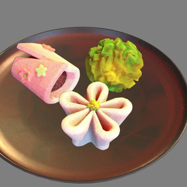 和菓子_花のころ(fbx)