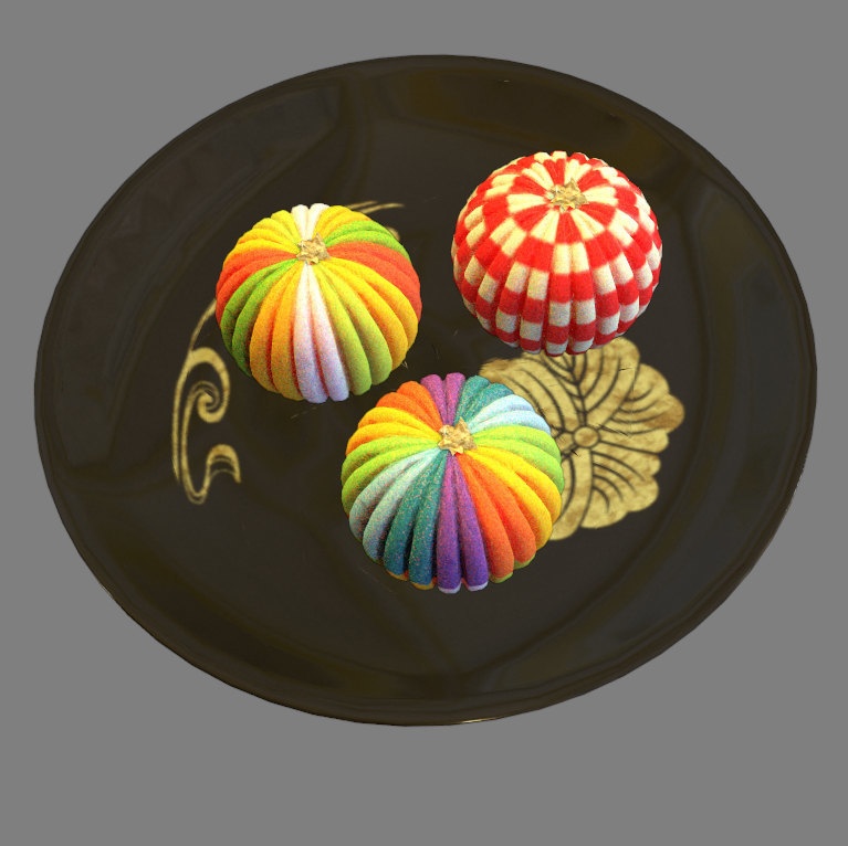 和菓子_手毬(fbx)