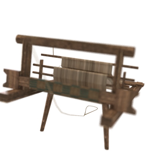 古代の機織り機(fbx)