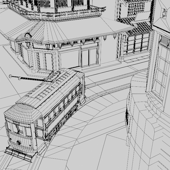 大正街_路面電車(cs3o)