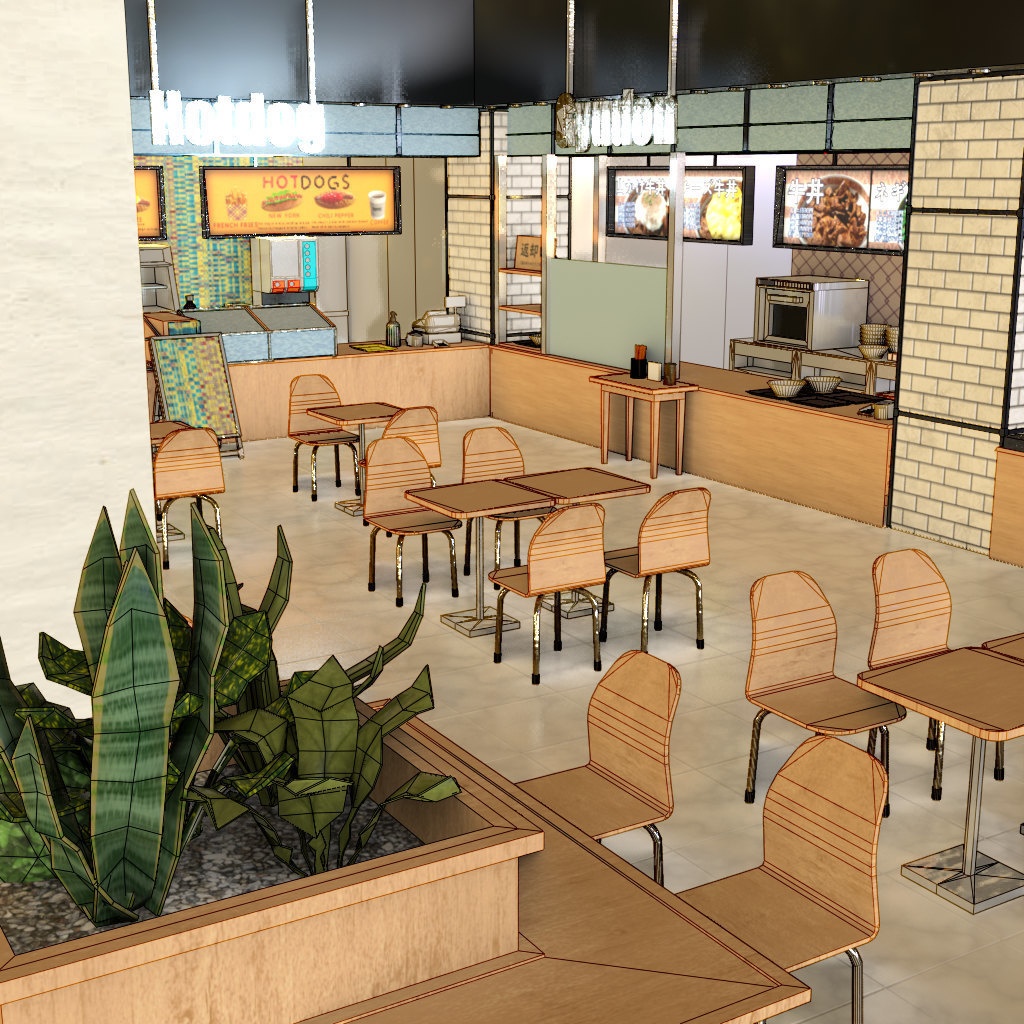 フードコート(cs3o)