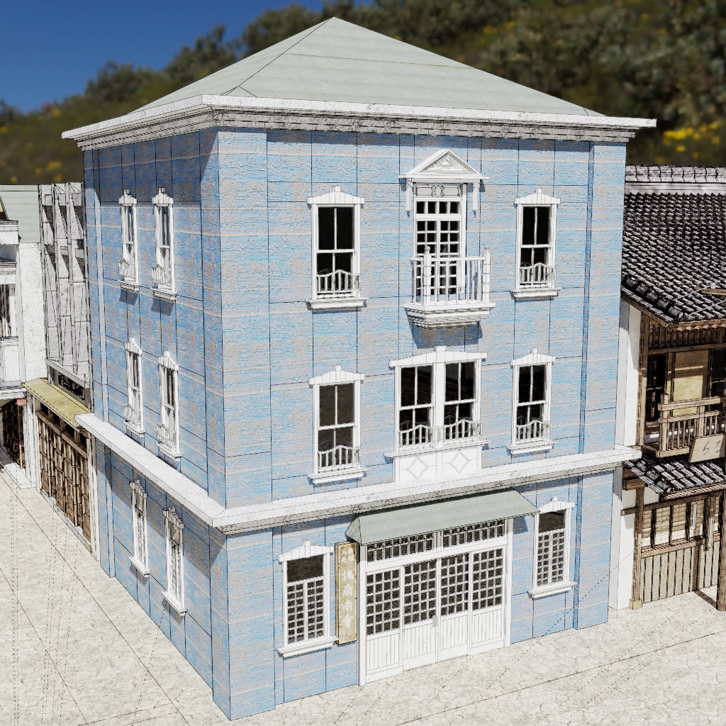 大正街_完全版(FBX)