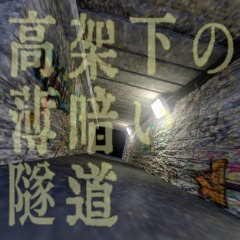 高架下の薄暗い隧道(cs3o)
