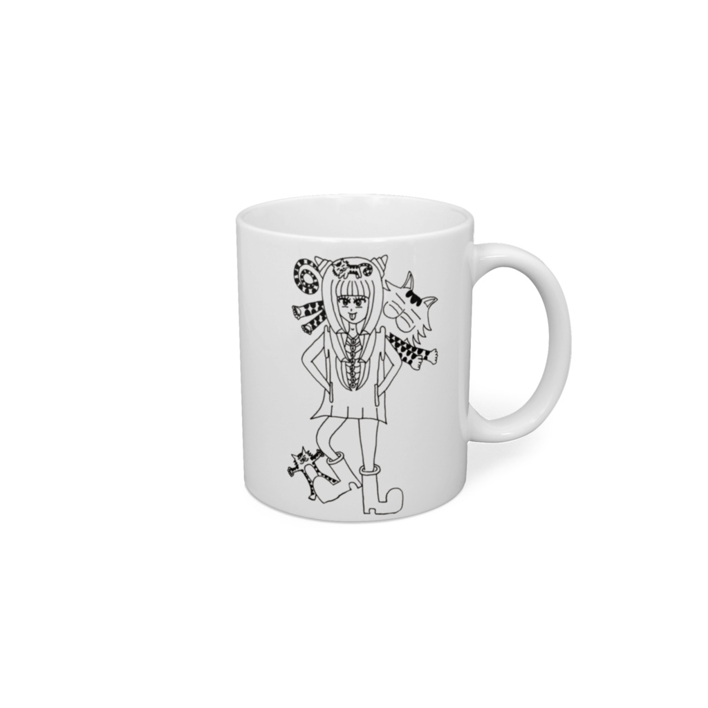 ねこ子マグカップ