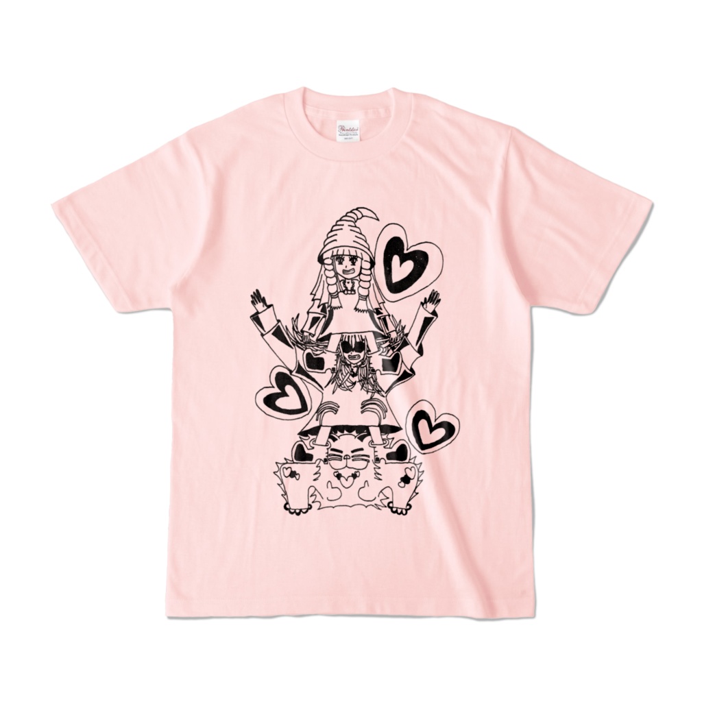 猫キュンガールズ/カラーTシャツ