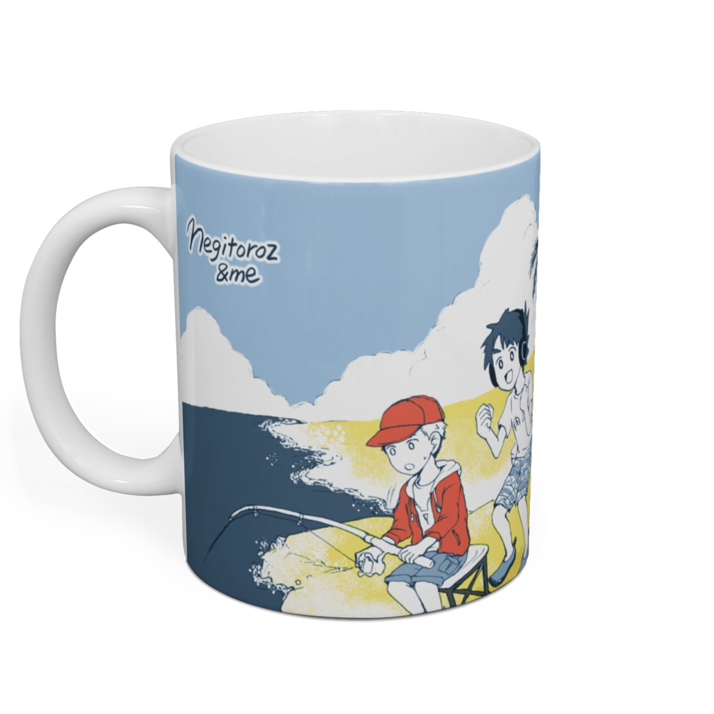 ねぎとろずマグカップ Beach