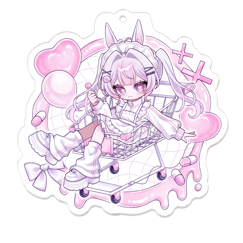 【9月限定・受注生産】ももアクキー【ジャージメイドver.】