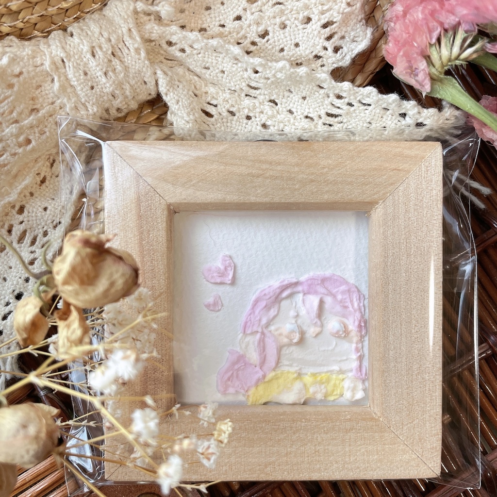 あるじさんのそばに 額装額縁