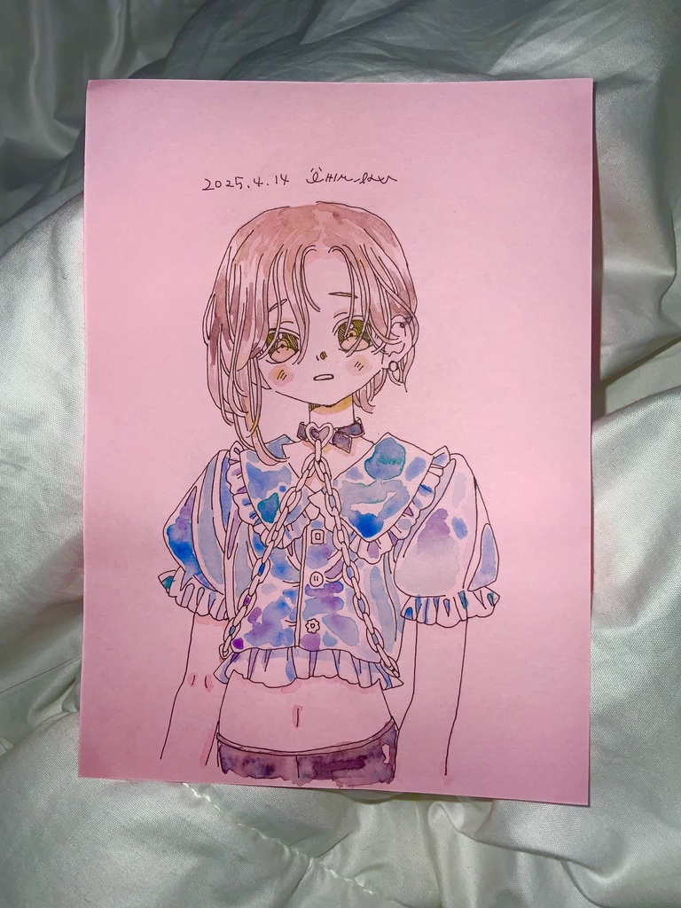 ミニ原画　鎖くん