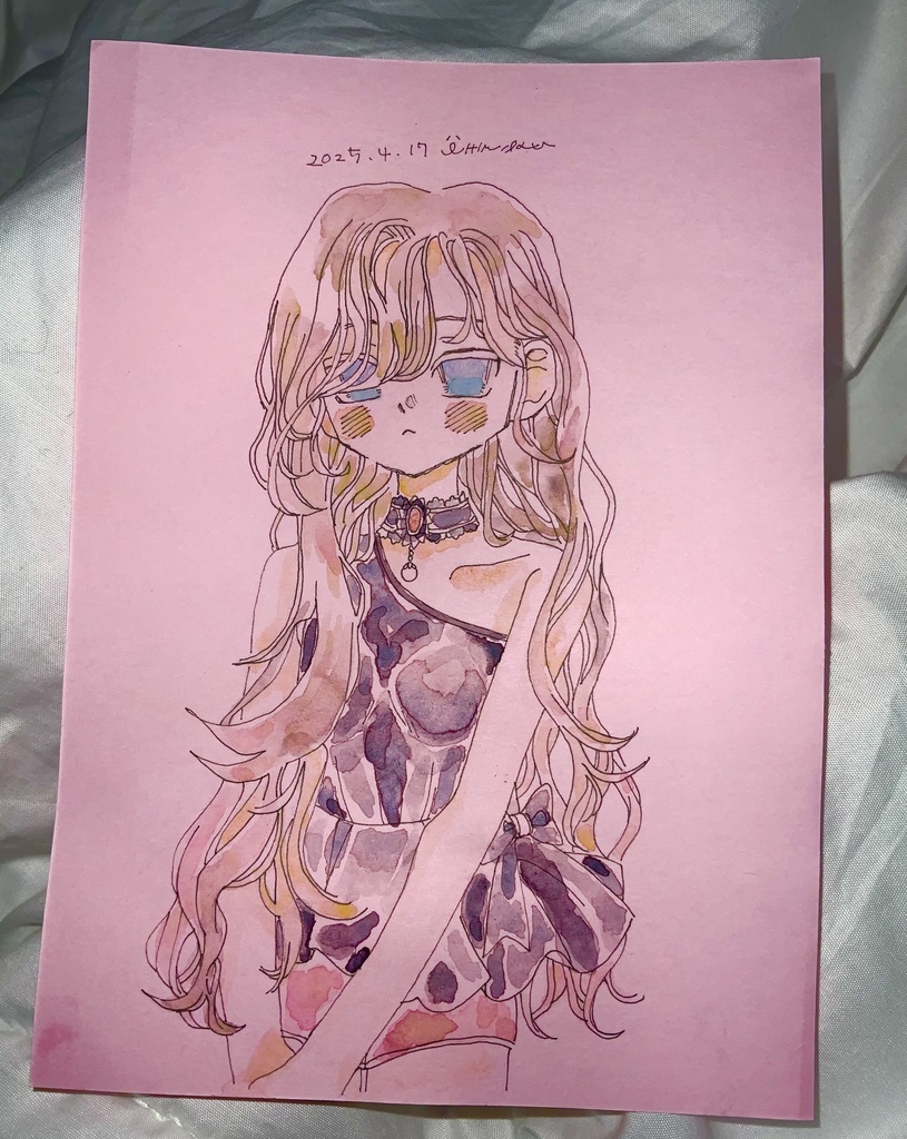 ミニ原画　チョーカー