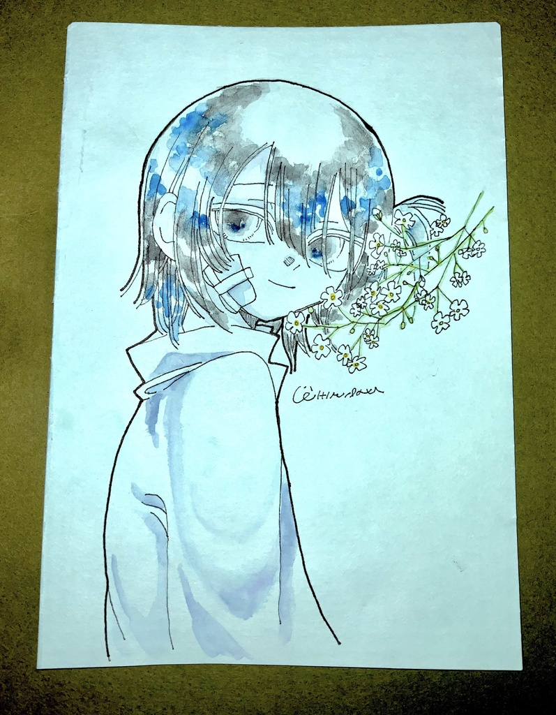原画　やえくんと未来のゆめ