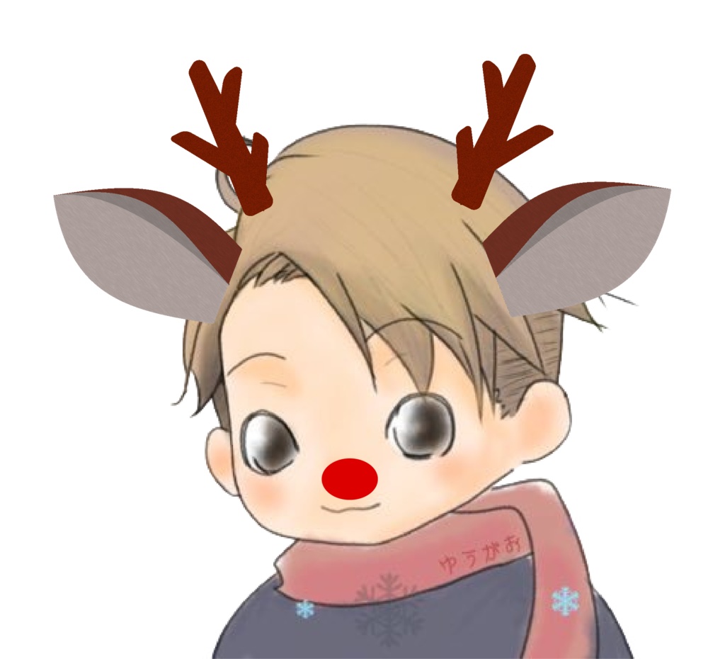 クリスマスコスプレ　イラスト素材