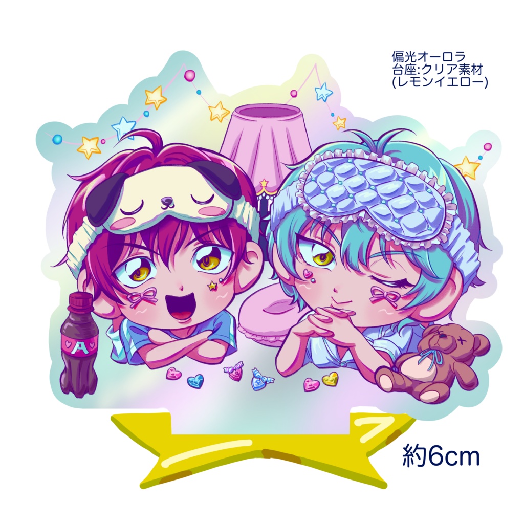 ワンペアアクリルスタンド