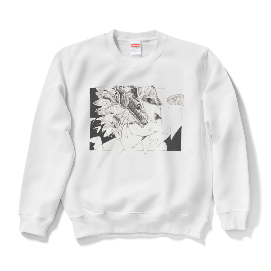 ちょうちょトレーナー白