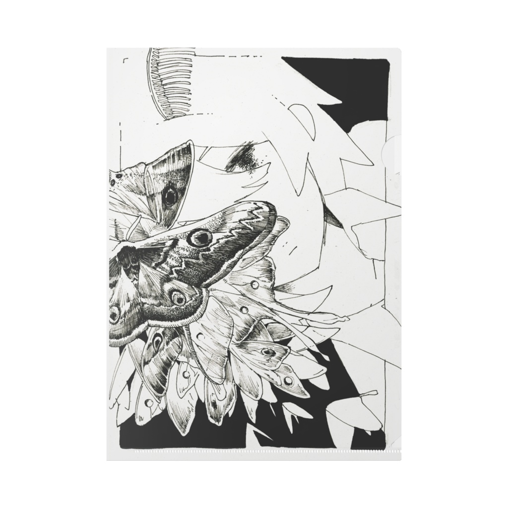 ちょうちょクリアファイルA4