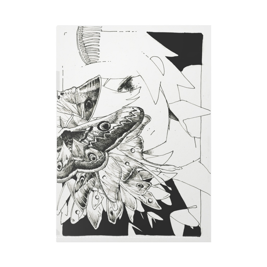 ちょうちょクリアファイルA4