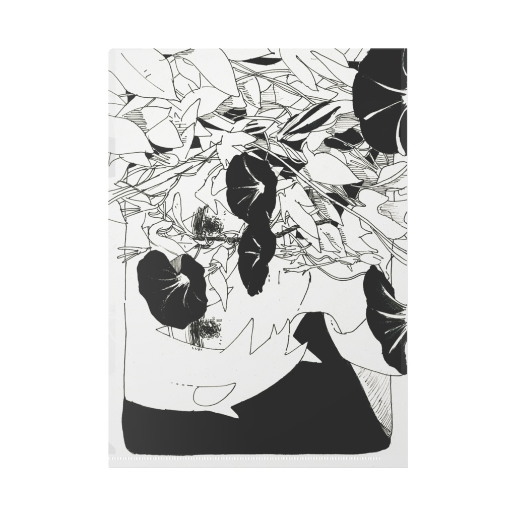 あさがおクリアファイルA4