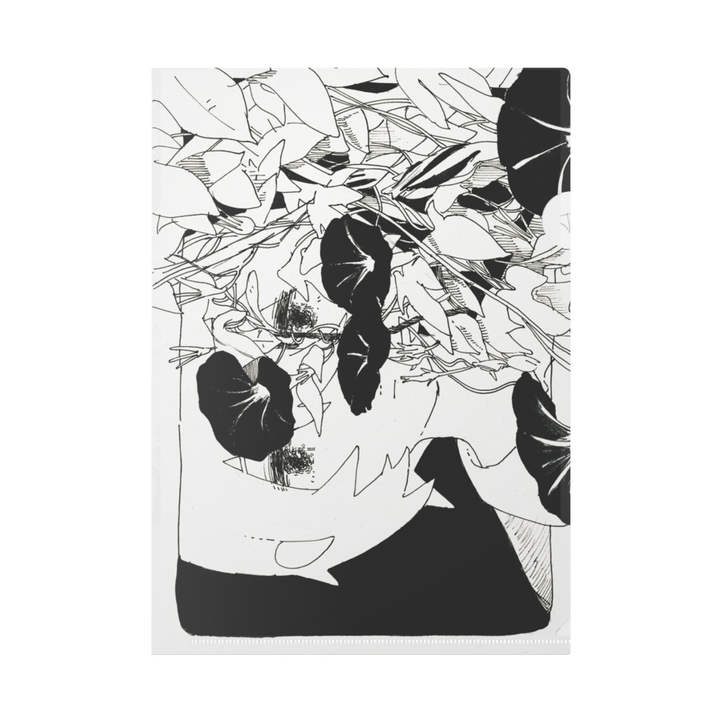 あさがおクリアファイルA4