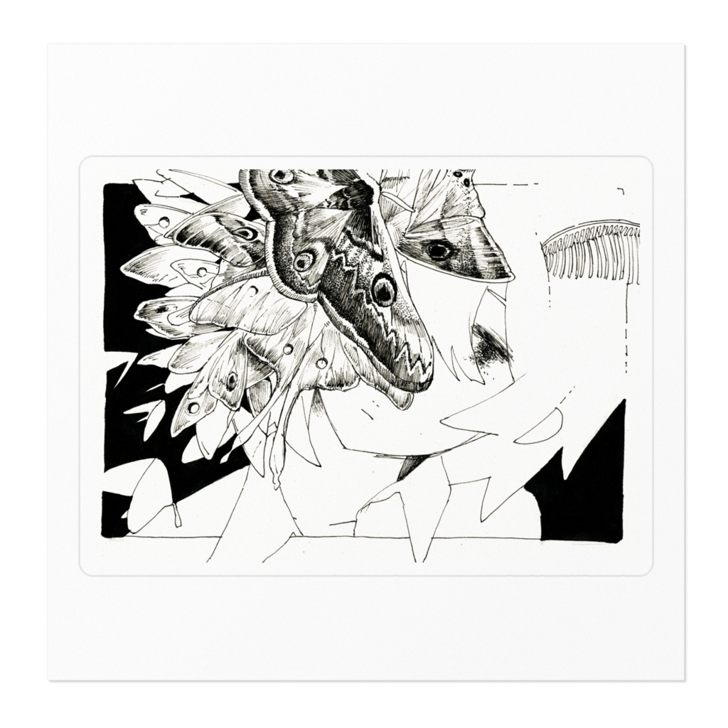 ちょうちょステッカー