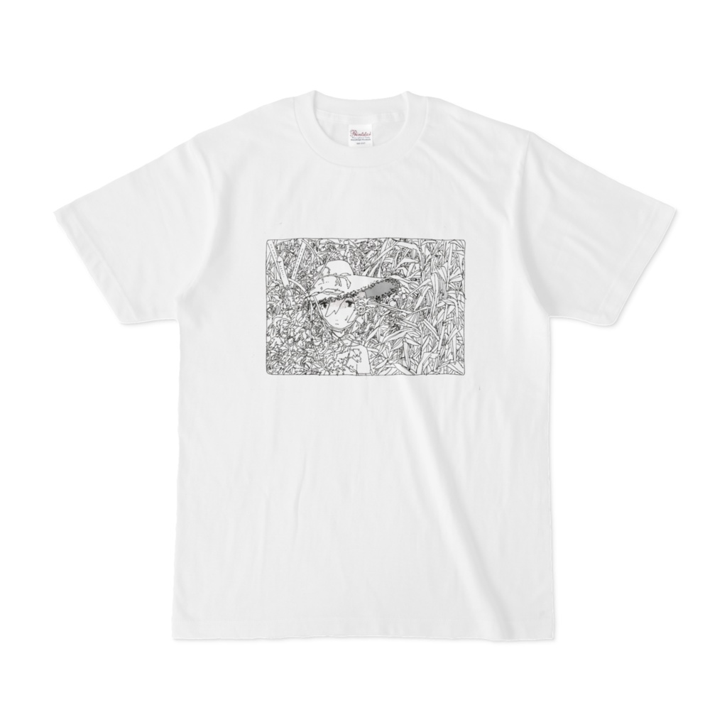 夏草Tシャツ白