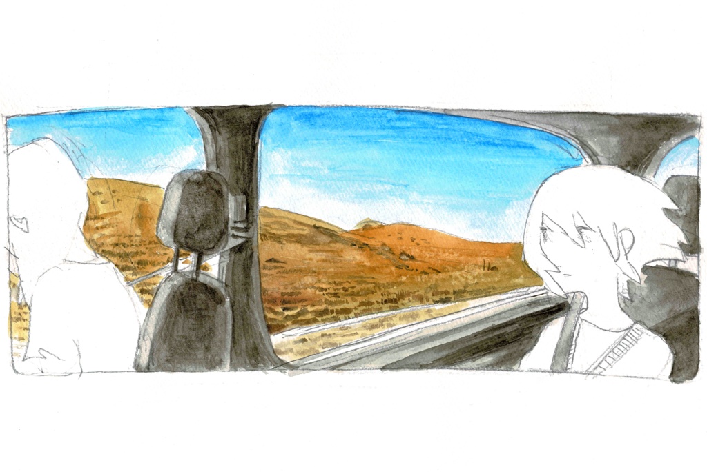 ドライブTシャツ白