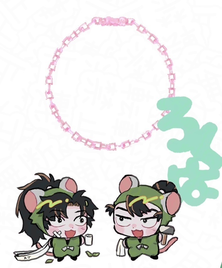 ろくはアクリルキーホルダー