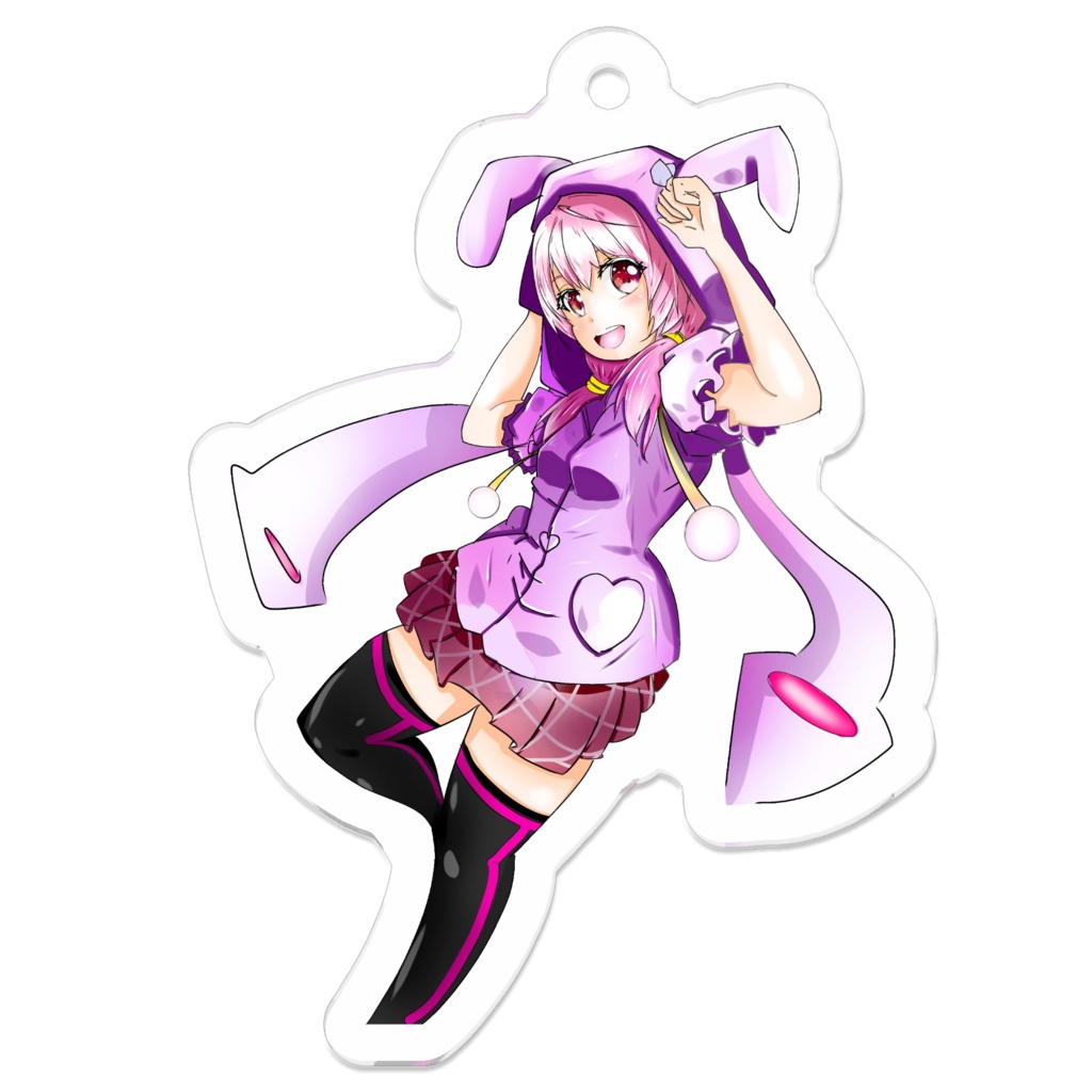うさみみパーカーアクキー