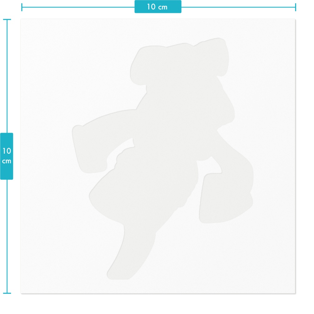 うさみみパーカーステッカー