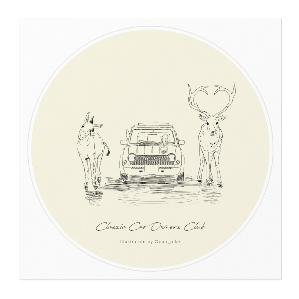 ステッカー(耐水塩ビ)