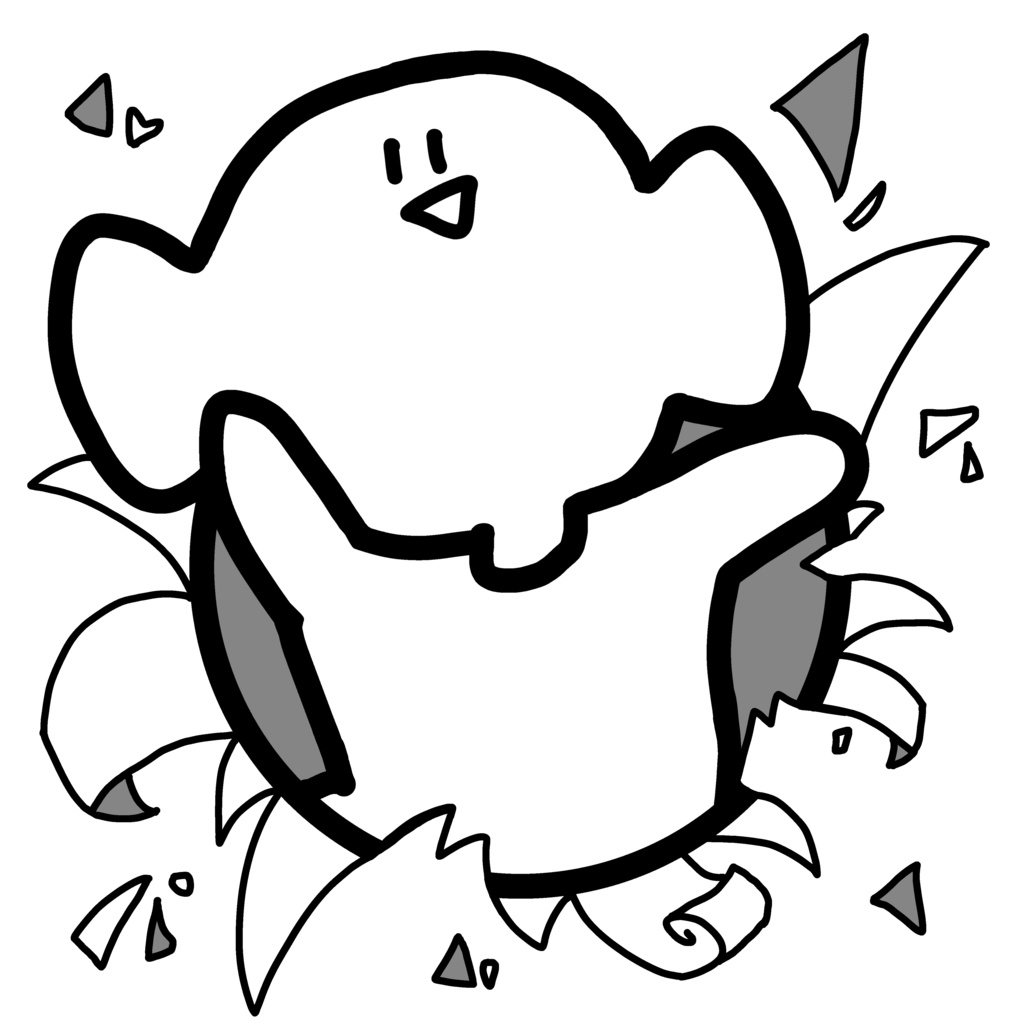 飛び出すぞうパーカー