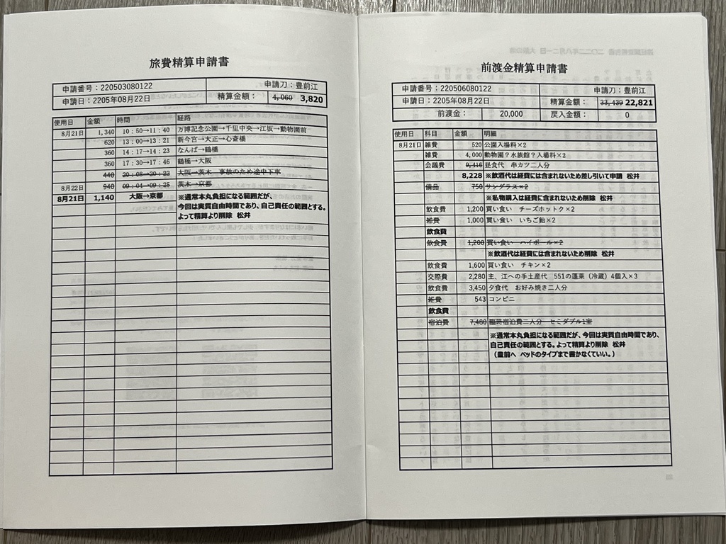 遠征調査報告書 二〇二二年八月二一日 大阪の地