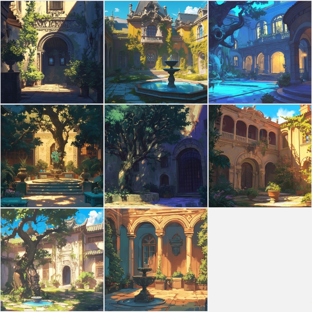 【無料】森の中の屋敷・小屋(内装あり) 背景素材