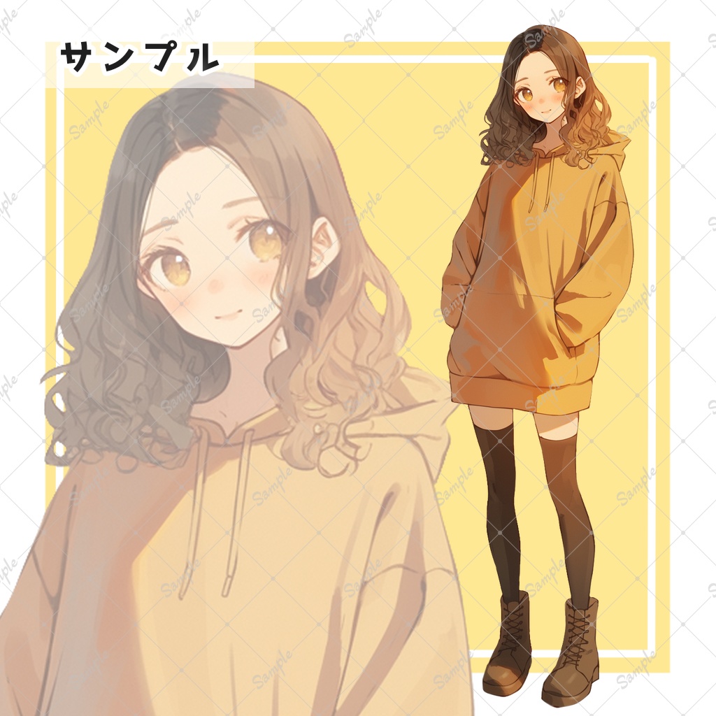 全5種】黄色い服の女の子たち 全身立ち絵素材 - 月のお店 - BOOTH 全5種】黄色い服の女の子たち 全身立ち絵素材 - 月のお店 - BOOTH