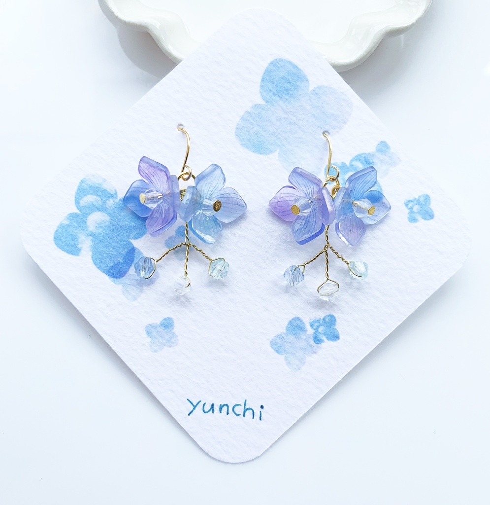 紫陽花アクセサリー