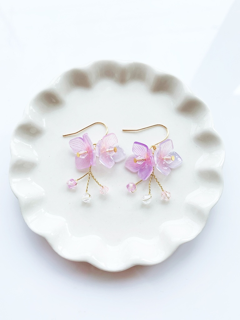 紫陽花アクセサリー