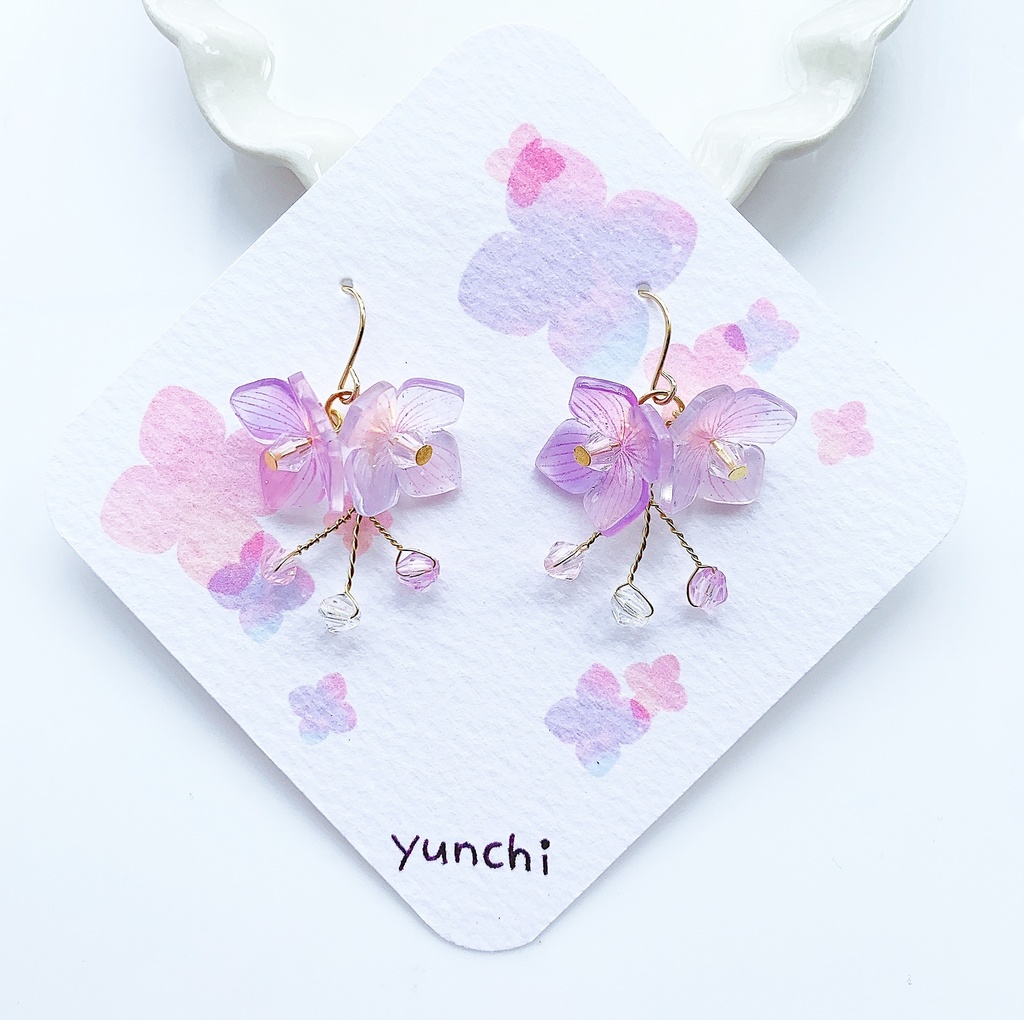 紫陽花アクセサリー